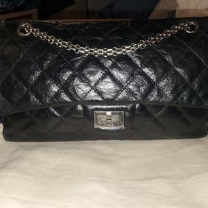 Chanel quilted flap handbag